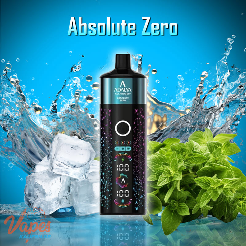 ADALYA EDITION 20K ADL PRO 360° Vape mit 2 % Nikotin – Geschmacksrichtung Absolute Zero
