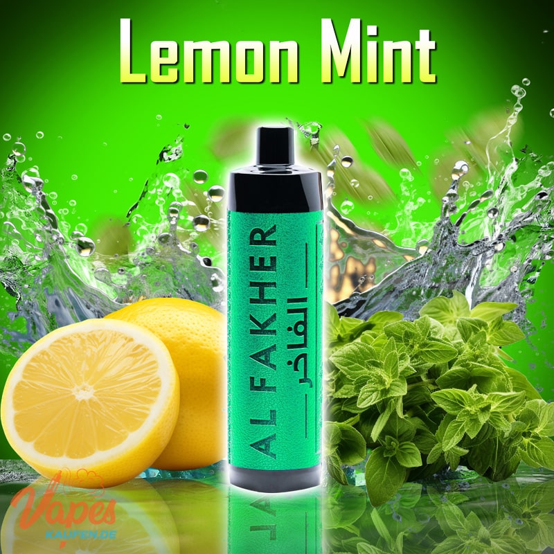 al fakher 8000 vape lemon mint