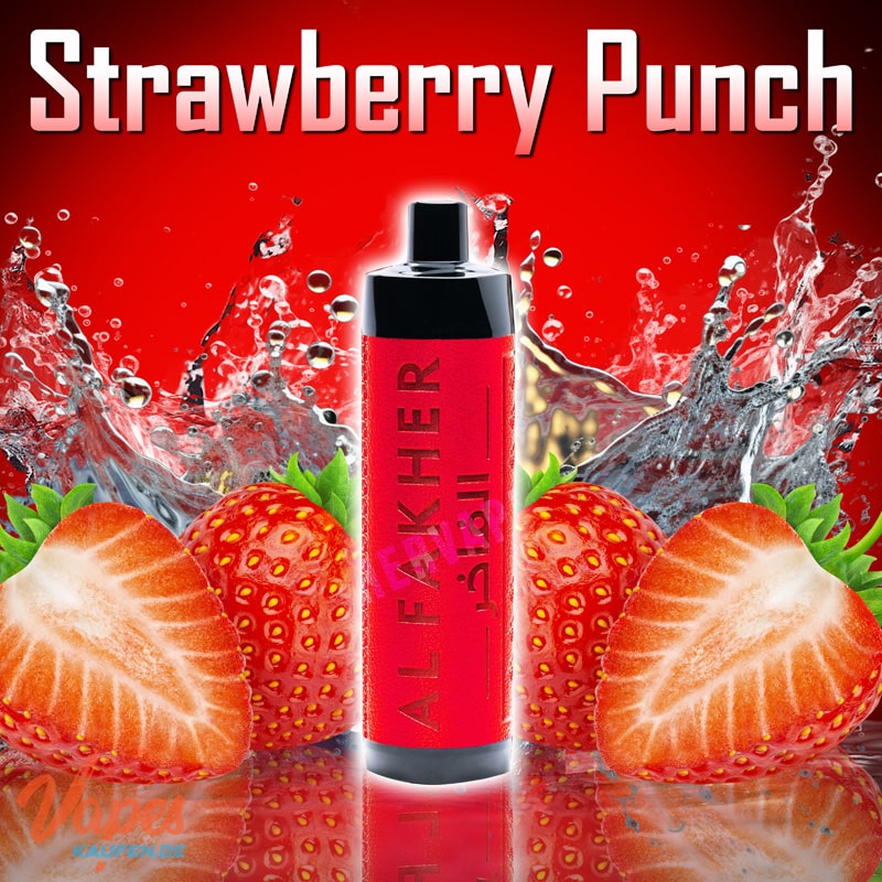 al fakher 8000 vape strawberry punch