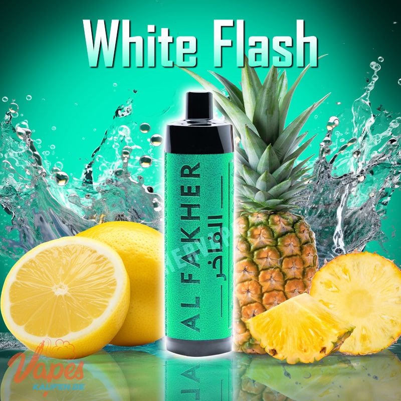al fakher 8000 vape white flash