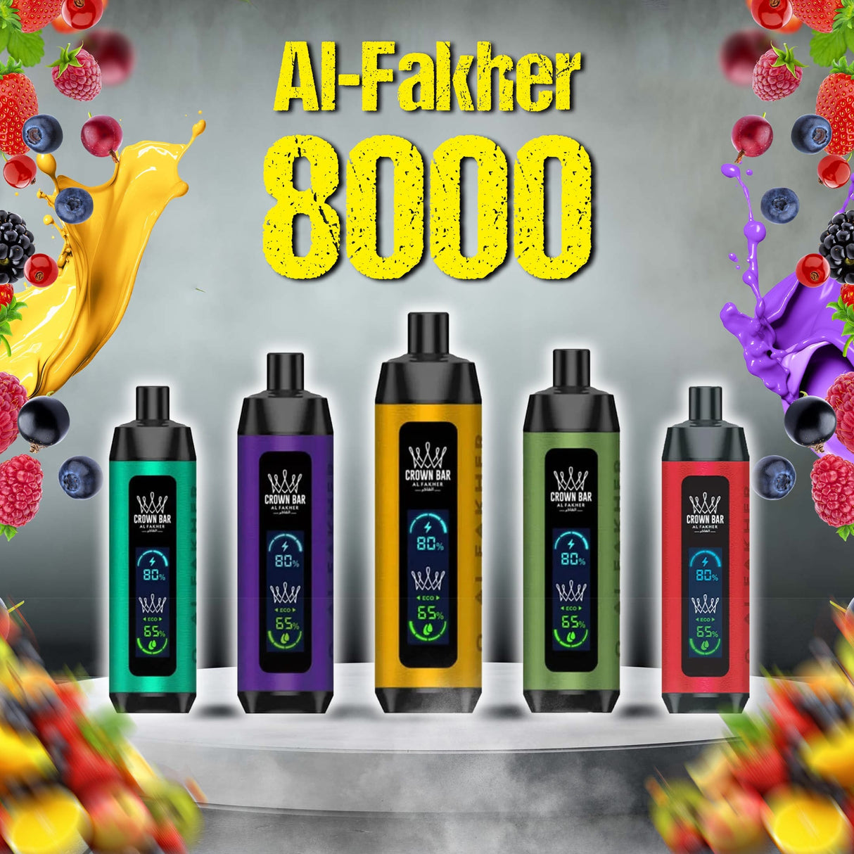 Al-Fakher Crown Bar 8000