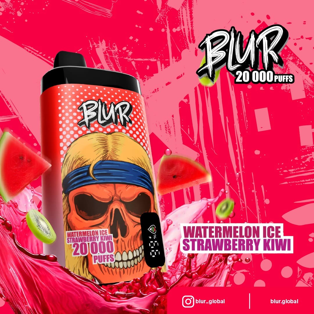 Blur Vape 20000 watermelon ice strawberry kiwi