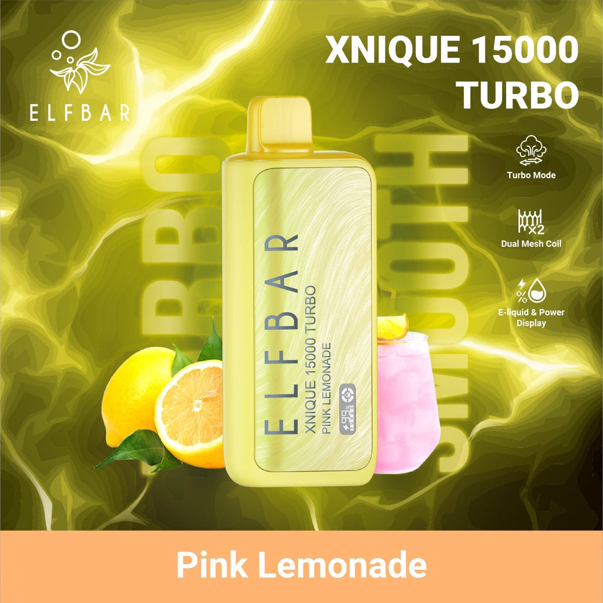Elfbar Xnique Turbo 15.000 Pink Lemonade