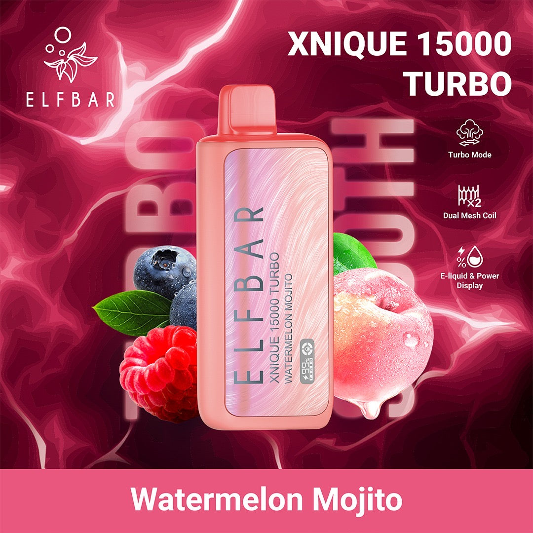 Elfbar Xnique Turbo 15.000 Watermelon Mojito