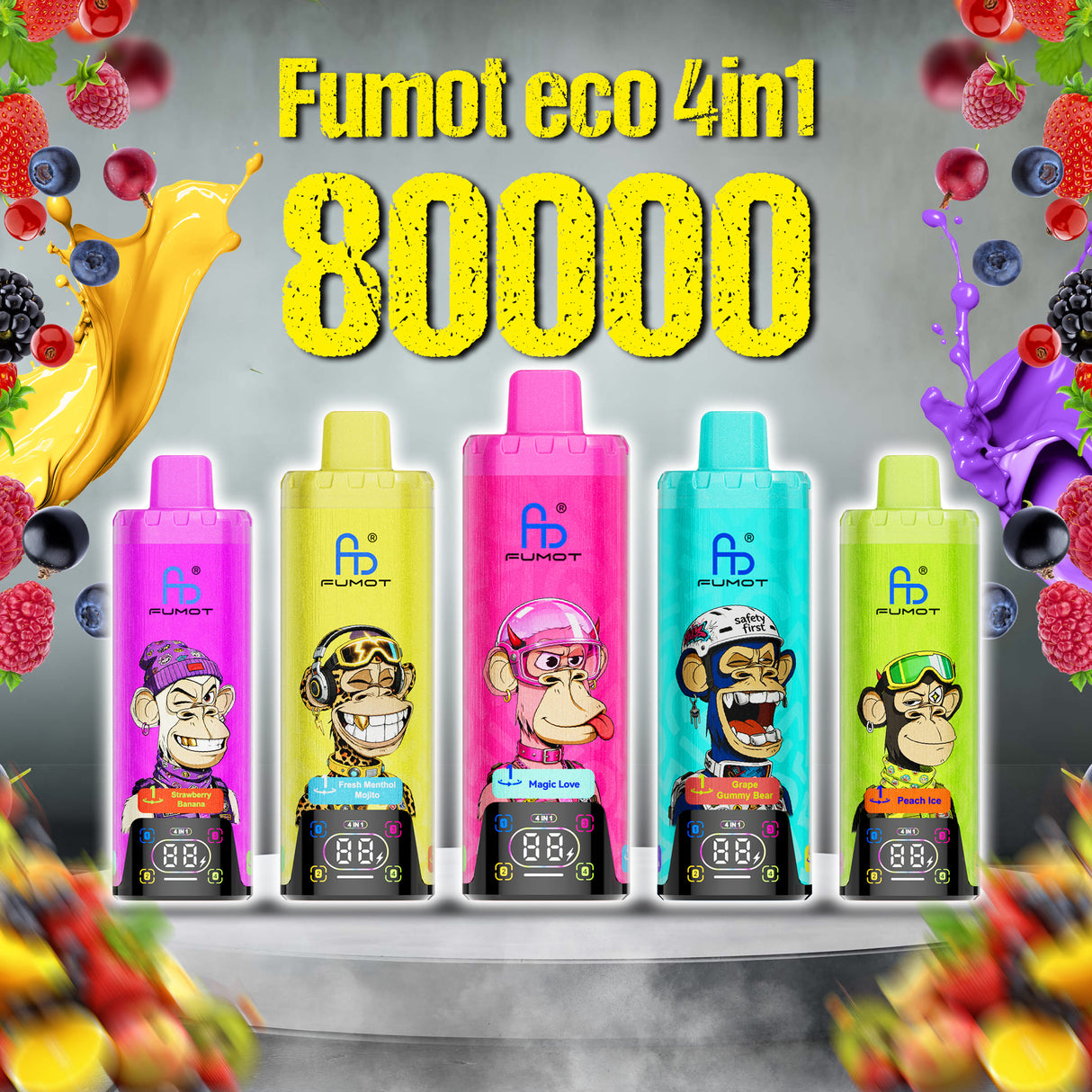 Fumot RandM Eco 4 in 1 80.000