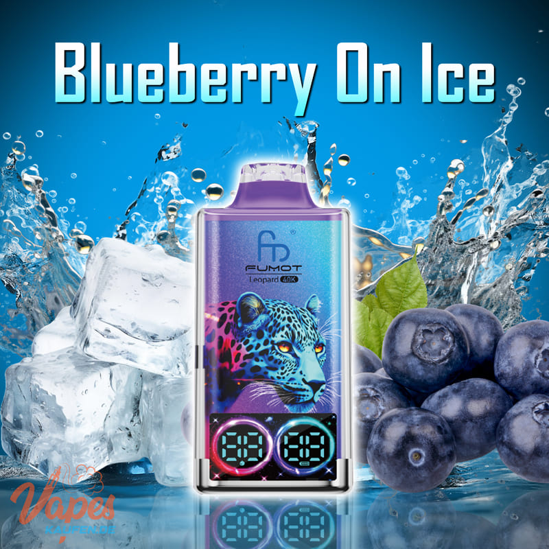 randm leopard 40000 blueberry on ice