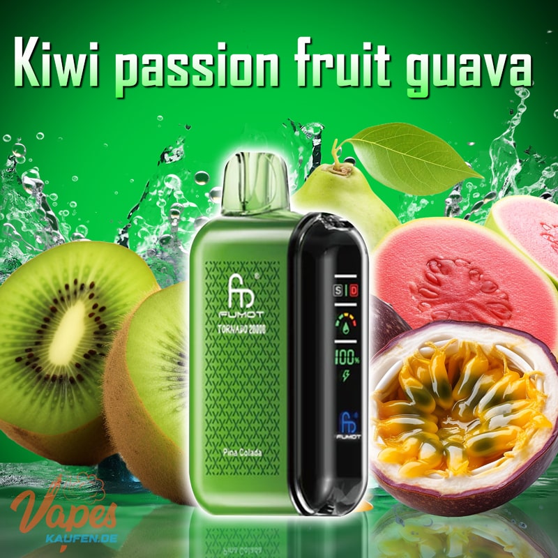 randm tornado 20000 kiwi passion fruit guava