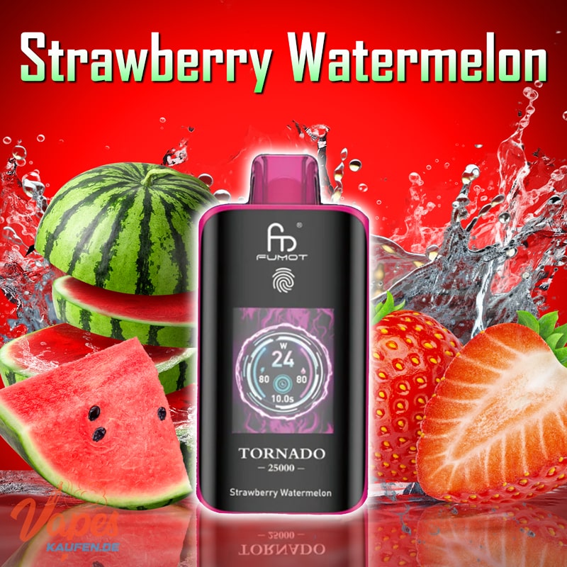 RandM Tornado 25000 strawberry watermelon