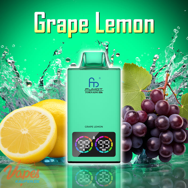 Randm Tornado 35000 grape lemon