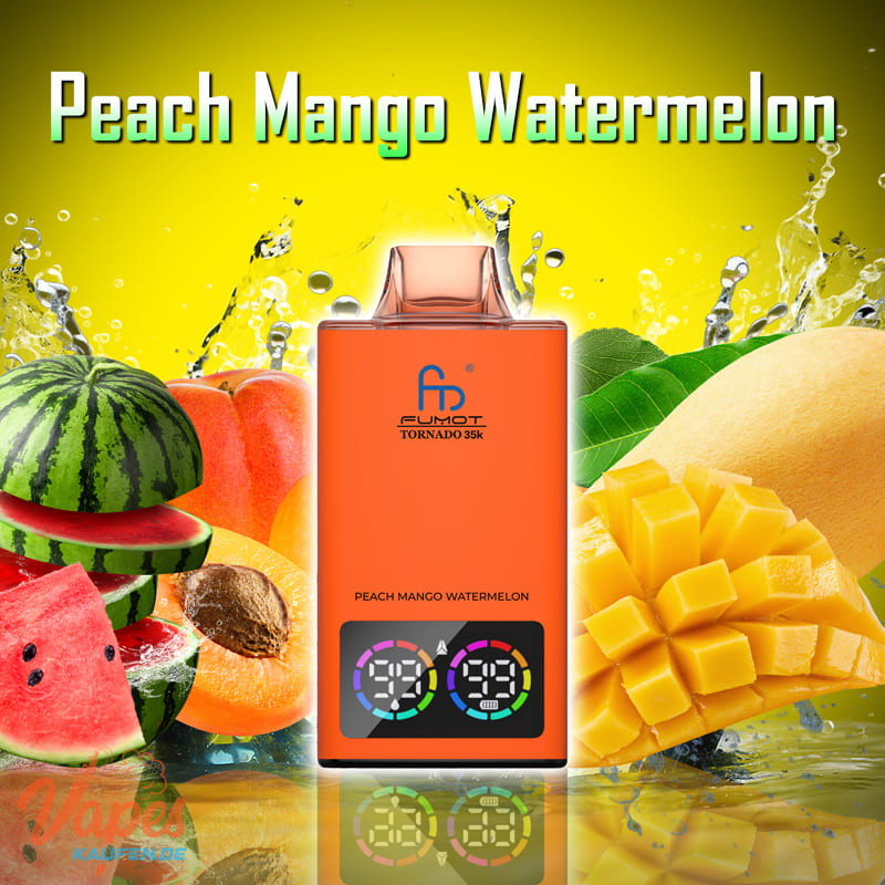 Randm Tornado 35000 peach mango watermelon