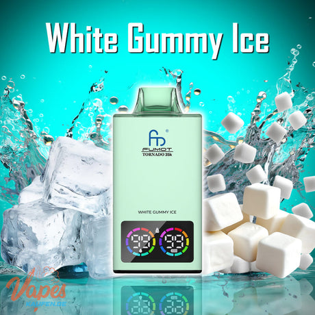 Randm Tornado 35000 whithe gummy ice