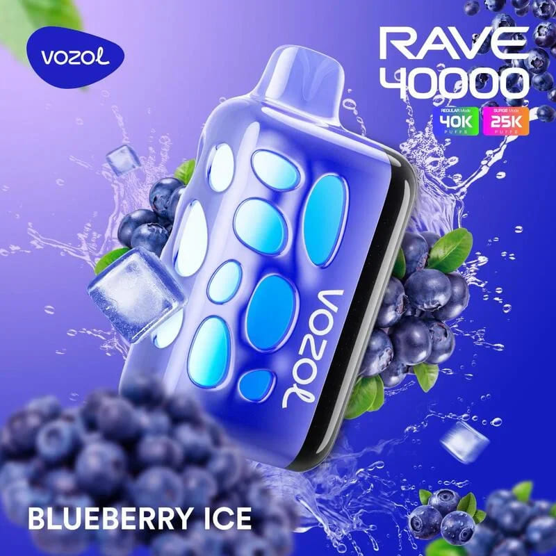 Vozol Rave 40.000 Blueberry Ice