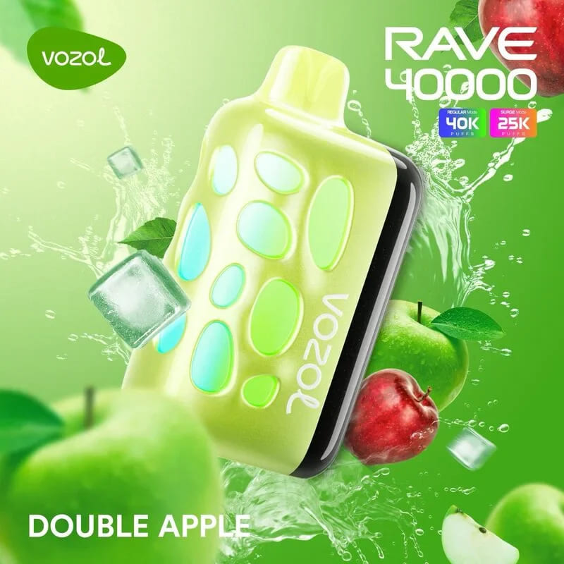 Vozol Rave 40.000 Double Apple