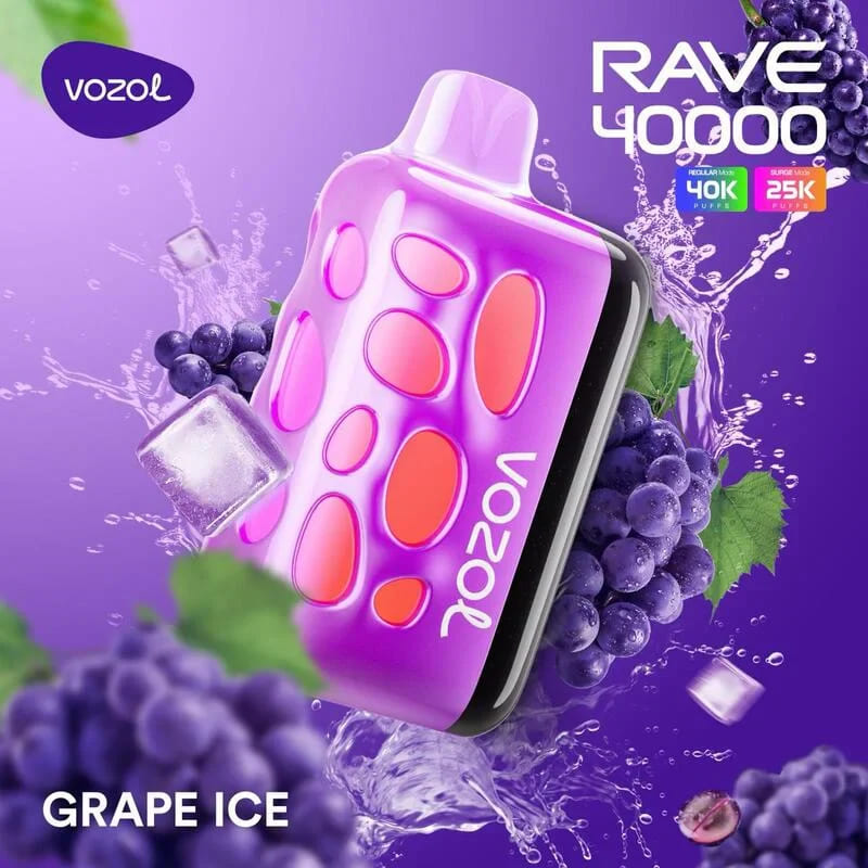Vozol Rave 40.000 Grape Ice