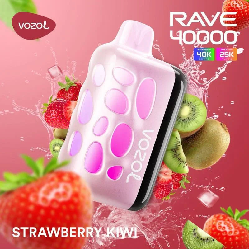 Vozol Rave 40.000 Strawberry Kiwi
