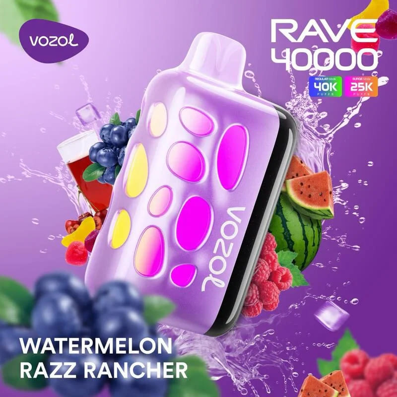 Vozol Rave 40.000 Watermelon Razz Rancher