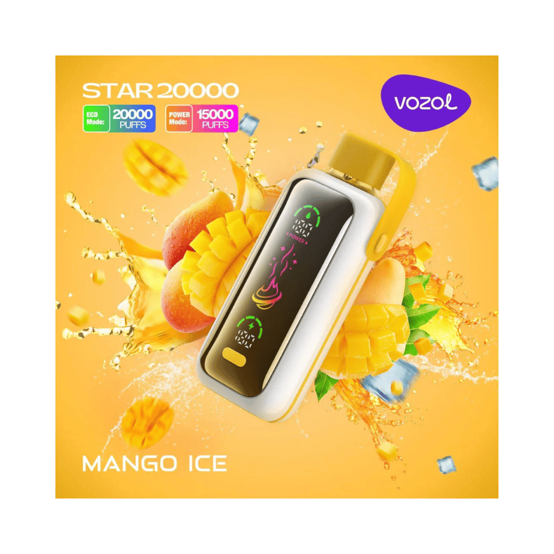 vozol star 20000 mango ice
