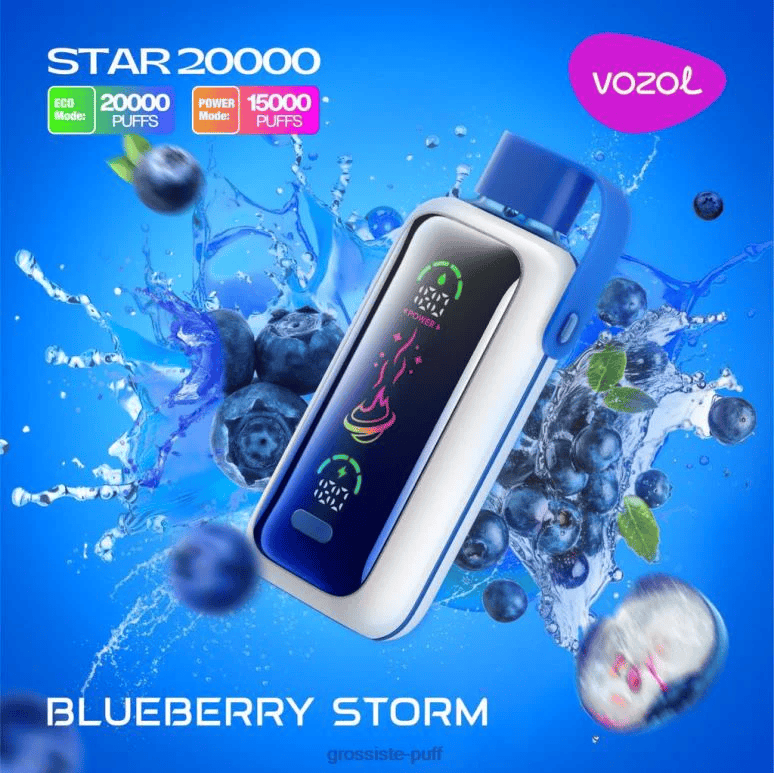 vozol star 20000 blueberry storm