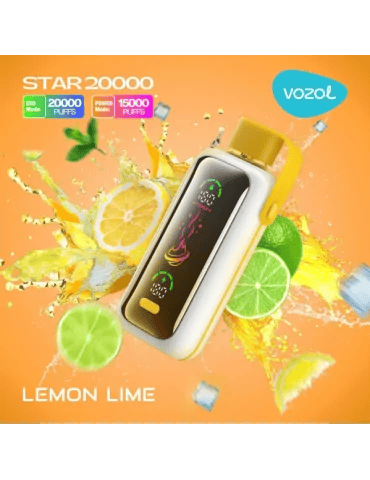 vozol star 20000 lemon lime