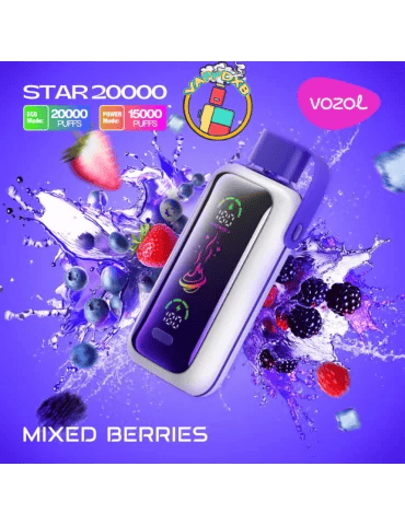 vozol star 20000 mixed berries