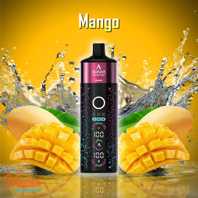 ADALYA EDITION 20K ADL PRO 360° Vape mit 2 % Nikotin – Geschmacksrichtung Mango