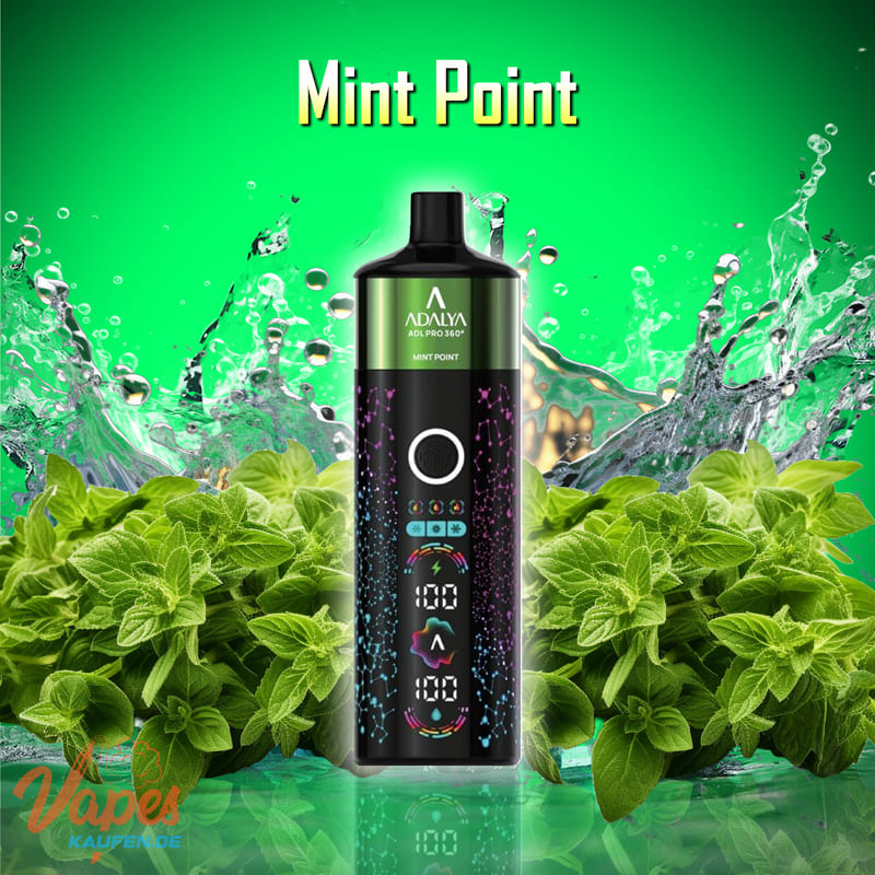 ADALYA EDITION 20K ADL PRO 360° Vape mit 2 % Nikotin – Geschmacksrichtung Mint Point