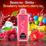 Fumot Eco 3in1 24k Banana Ice-Skittles-Strawberry Raspberry Cherry Ice