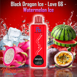 Fumot Eco 3in1 24k Black Dragon Ice -Love66 - Watermelon Ice