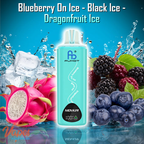 Fumot Eco 3in1 24k Blueberry On Ice - Black Ice - Dragonfruit Ice
