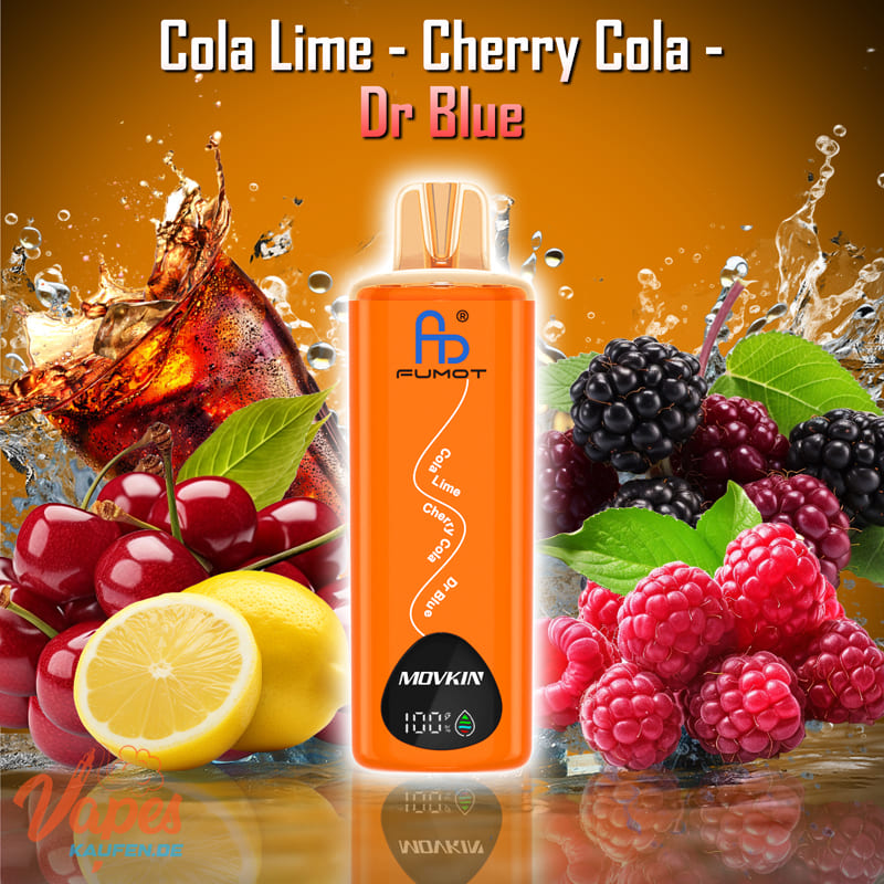 Fumot Eco 3in1 24k Cola Lime - Cherry Cola - Dr.Blue