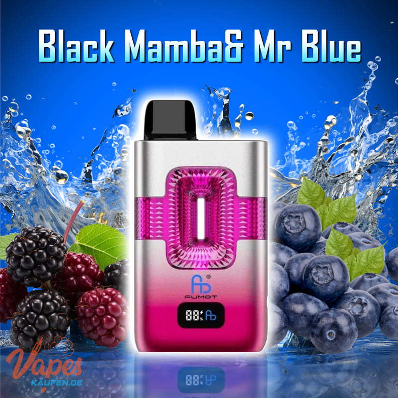 Fumot Randm 2in1 50k Black Mamba & Mr. Blue