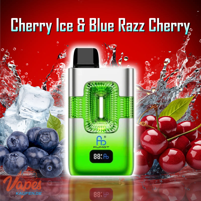 Fumot Randm 2in1 50k Cherry Ice & Blue Razz Cherry