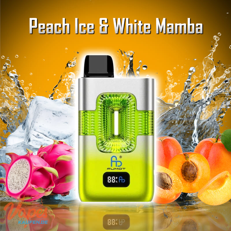 Fumot Randm 2in1 50k Peach Ice & White Mamba