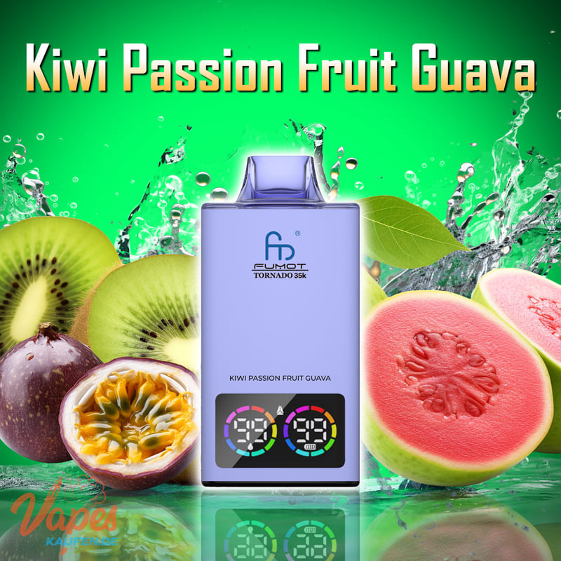 Randm Tornado 35000 kiwi passion fruit guava