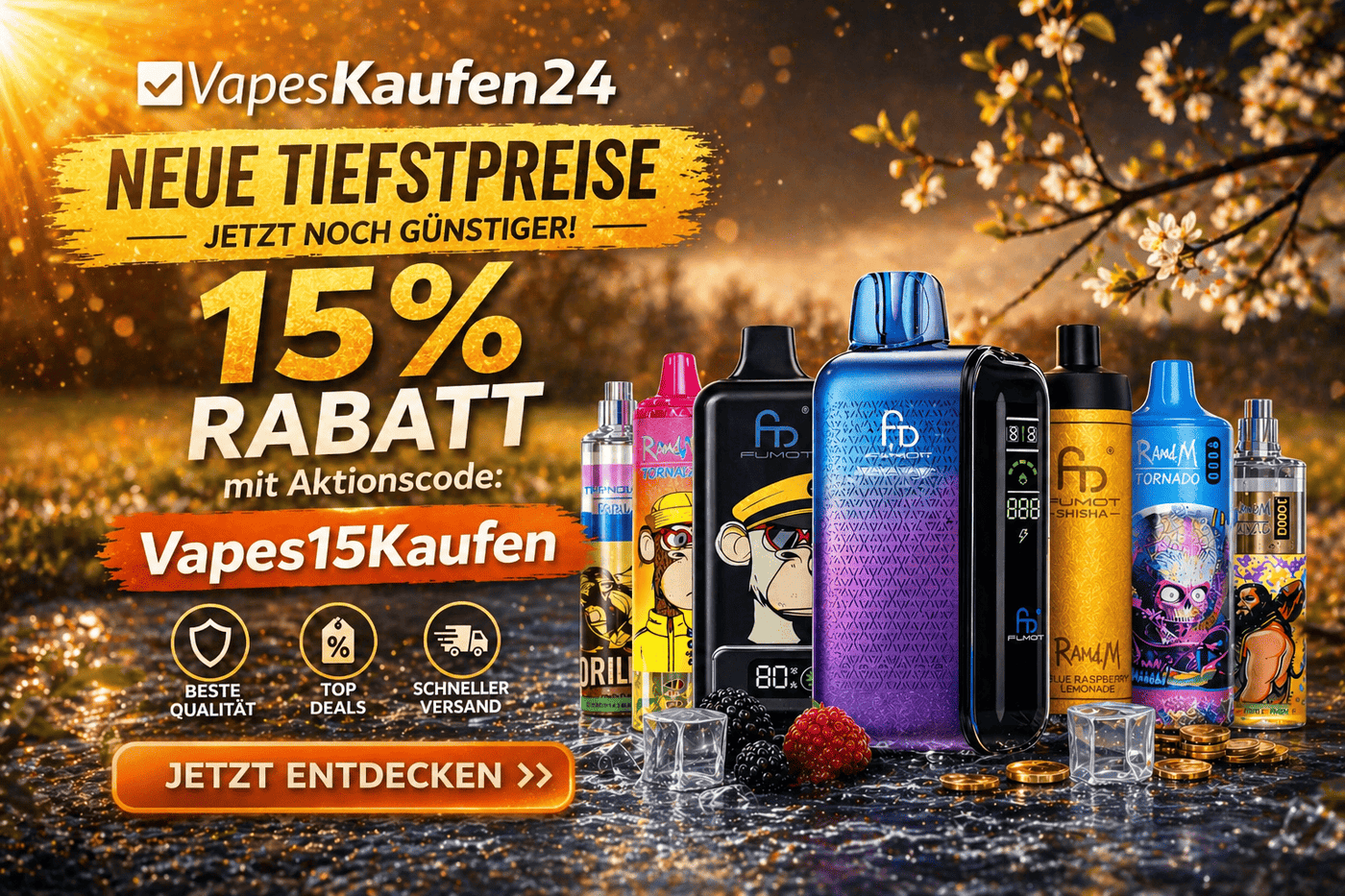 Der Shop für Vapes, Dampfer, E-Shishas oder E-Zigaretten! – VapesKaufen24.de